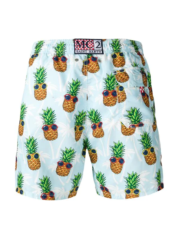 MC2 Saint Barth SUMMER PINEAAPLE Badeshorts Mit Ananas-Print Herren 4 MC2 Saint Barth SUMMER PINEAAPLE Badeshorts Mit Ananas-Print Herren – Bild 2