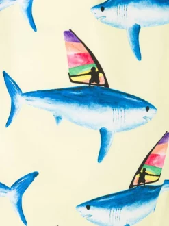 MC2 Saint Barth Badeshorts Mit Hai-Print CFN91 COLORFUL FIN -MC2 Saint Barth Geschäft 13961416 18048808 600