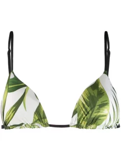 MC2 Saint Barth 'Janet' Bikinioberteil Mit Print JMLV10 Jumbo Leaves 10