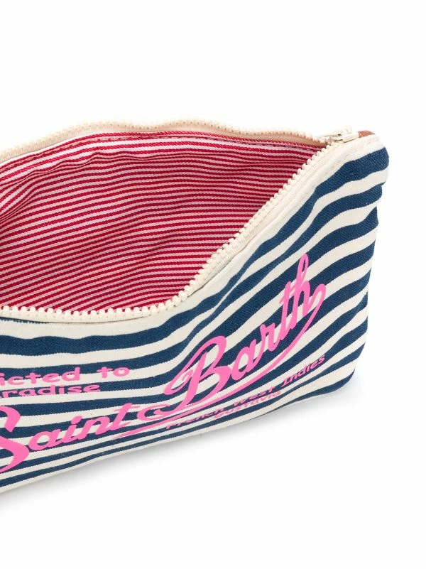 ( Neue Saison ) MC2 Saint Barth LIN61 RIGATINO BLUE Gestreifte 'Parisienne' Clutch Damen 7 ( Neue Saison ) MC2 Saint Barth LIN61 RIGATINO BLUE Gestreifte 'Parisienne' Clutch Damen – Bild 5