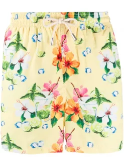MC2 Saint Barth MOCK91 MOJITO COCKTAIL Badeshorts Mit Blumen-Print Herren
