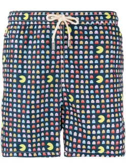MC2 Saint Barth Geschäft 42 ( Positively Conscious ) MC2 Saint Barth Badeshorts Mit Pac-Man-Print HNMI61 HUNGRY MINI