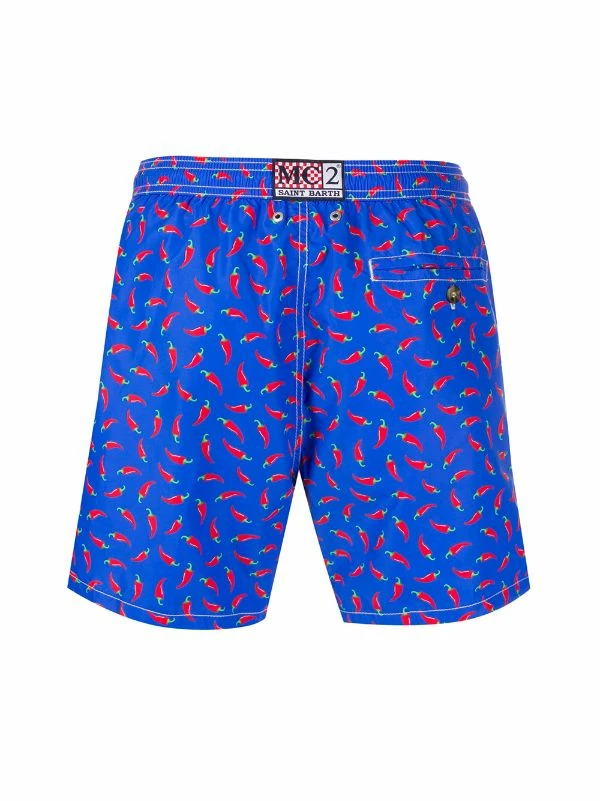 ( Neue Saison ) MC2 Saint Barth Badeshorts Mit Chili-Print Herren 4 ( Neue Saison ) MC2 Saint Barth Badeshorts Mit Chili-Print Herren – Bild 2