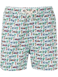 MC2 Saint Barth SURFING TIME Badeshorts Mit Surfer-Print Herren