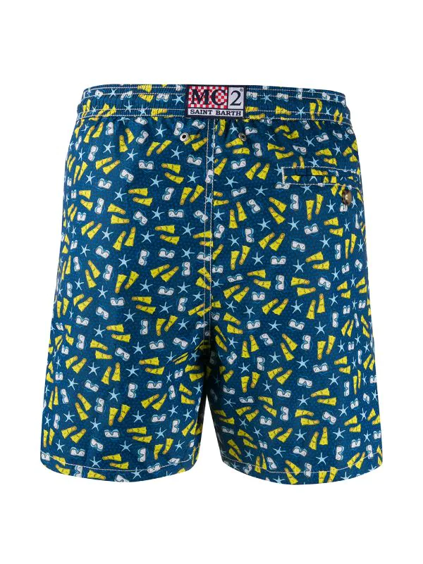 MC2 Saint Barth Badeshorts Mit "Snorkeling Time"-Print Herren 4 MC2 Saint Barth Badeshorts Mit "Snorkeling Time"-Print Herren – Bild 2