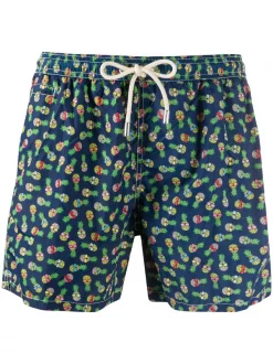 MC2 Saint Barth Geschäft 46 MC2 Saint Barth SANANA 61 Badeshorts Mit Ananas-Print Herren