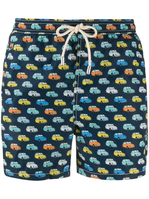 MC2 Saint Barth Quiche 61 Badeshorts Mit Vintage-Print Herren 3 MC2 Saint Barth Quiche 61 Badeshorts Mit Vintage-Print Herren