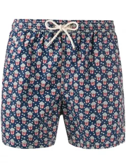 MC2 Saint Barth PPCS61 POPCORN SMILE Badeshorts Mit Popcorn-Print Herren