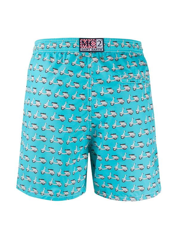 MC2 Saint Barth MVVS56 Badeshorts Mit Vespa-Print Herren 4 MC2 Saint Barth MVVS56 Badeshorts Mit Vespa-Print Herren – Bild 2