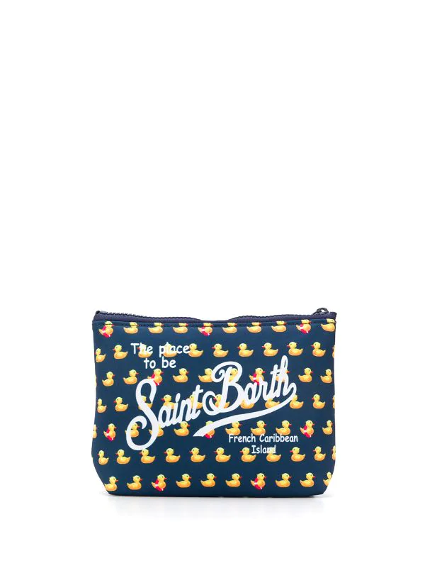 ( Neue Saison ) MC2 Saint Barth Kulturbeutel Mit "Ducky"-Print Blu-giallo 4 ( Neue Saison ) MC2 Saint Barth Kulturbeutel Mit "Ducky"-Print Blu-giallo – Bild 2