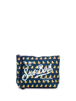 ( Neue Saison ) MC2 Saint Barth Kulturbeutel Mit "Ducky"-Print Blu-giallo