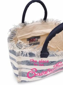 MC2 Saint Barth VANI001 RIGA BLU Gestreifter 'Vanity' Shopper Damen -MC2 Saint Barth Geschäft 15499791 27795536 600
