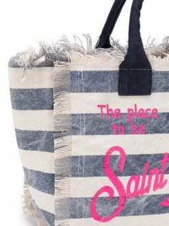 MC2 Saint Barth VANI001 RIGA BLU Gestreifter 'Vanity' Shopper Damen -MC2 Saint Barth Geschäft 15499791 27795537 600