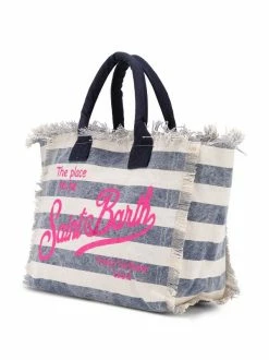 MC2 Saint Barth VANI001 RIGA BLU Gestreifter 'Vanity' Shopper Damen -MC2 Saint Barth Geschäft 15499791 27796024 600