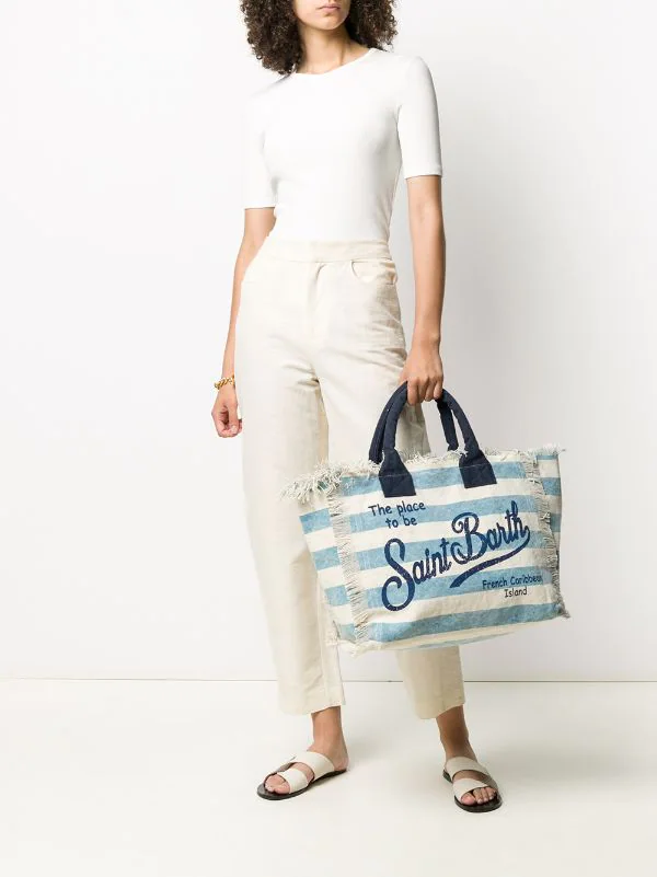 MC2 Saint Barth Strandtasche Mit Logo Damen 4 MC2 Saint Barth Strandtasche Mit Logo Damen – Bild 2