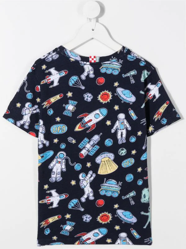 MC2 Saint Barth ASTR61 ASTRONAUT T-Shirt Mit Astronaut-Print Kids 3 MC2 Saint Barth ASTR61 ASTRONAUT T-Shirt Mit Astronaut-Print Kids – Bild 2