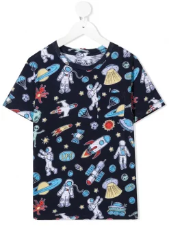 MC2 Saint Barth ASTR61 ASTRONAUT T-Shirt Mit Astronaut-Print Kids