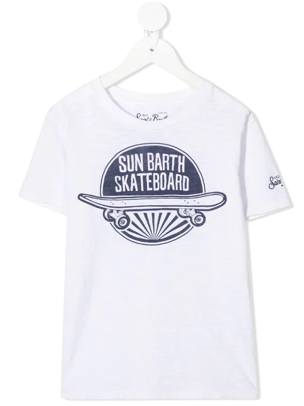 MC2 Saint Barth SUSK01 SUN SKATE 01 T-Shirt Mit Skateboard-Print Kids 3 MC2 Saint Barth SUSK01 SUN SKATE 01 T-Shirt Mit Skateboard-Print Kids