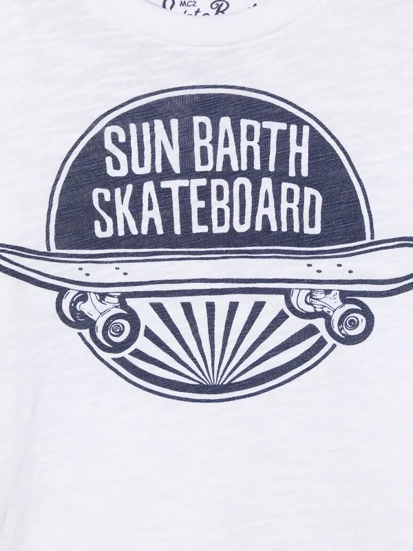 MC2 Saint Barth SUSK01 SUN SKATE 01 T-Shirt Mit Skateboard-Print Kids 5 MC2 Saint Barth SUSK01 SUN SKATE 01 T-Shirt Mit Skateboard-Print Kids – Bild 3