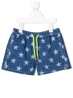MC2 Saint Barth STRL61 STARLIGHT Badeshorts Mit Stern-Print Kids