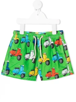 MC2 Saint Barth Badeshorts Mit Vespa-Print VPCL57 VESPA COLOUR 57