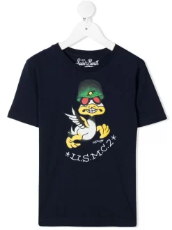 MC2 Saint Barth T-Shirt Mit Enten-Print Kids