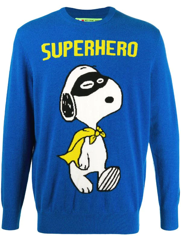 MC2 Saint Barth 'Snoopy Superhero' Pullover 17 BLUE 3 MC2 Saint Barth 'Snoopy Superhero' Pullover 17 BLUE