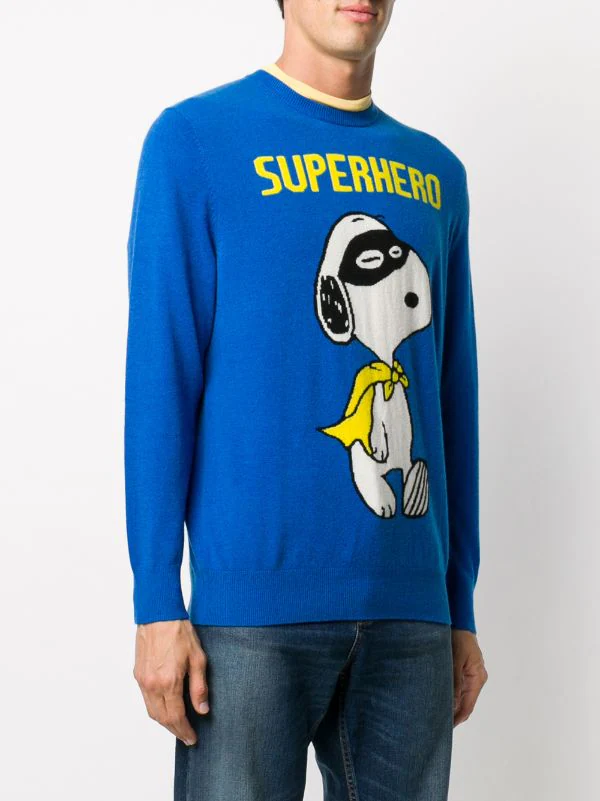 MC2 Saint Barth 'Snoopy Superhero' Pullover 17 BLUE 5 MC2 Saint Barth 'Snoopy Superhero' Pullover 17 BLUE – Bild 3