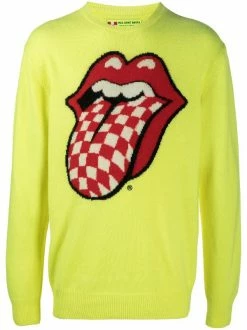 MC2 Saint Barth 'Rolling Stones' Intarsien-Pullover Herren
