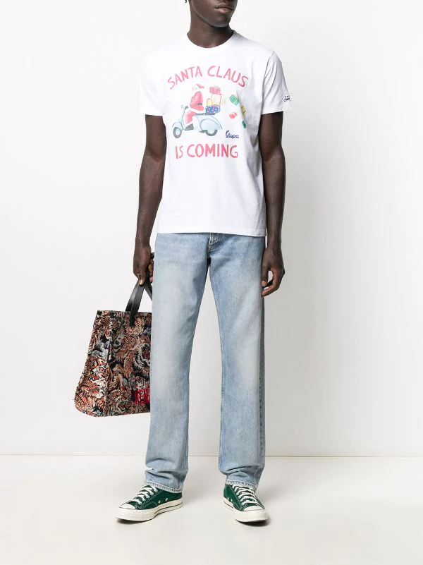 MC2 Saint Barth T-Shirt Mit Weihnachts-Slogan Herren 4 MC2 Saint Barth T-Shirt Mit Weihnachts-Slogan Herren – Bild 2