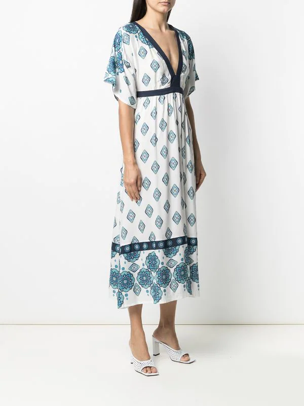 MC2 Saint Barth Kleid Mit V-Ausschnitt Damen 5 MC2 Saint Barth Kleid Mit V-Ausschnitt Damen – Bild 3