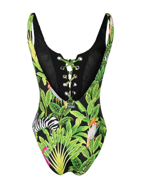 MC2 Saint Barth Badeanzug Mit Tropischem Print Damen 4 MC2 Saint Barth Badeanzug Mit Tropischem Print Damen – Bild 2