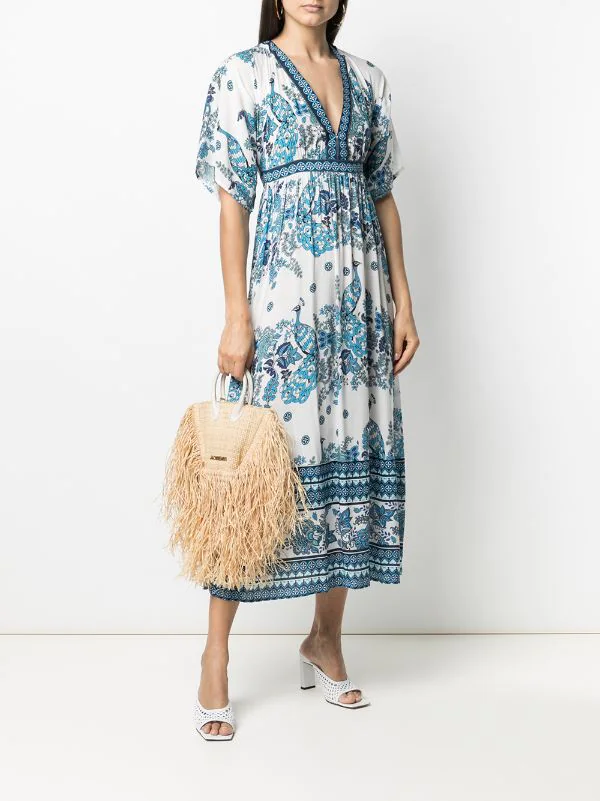 MC2 Saint Barth Kleid Mit V-Ausschnitt OSTRICH INDIGO 4 MC2 Saint Barth Kleid Mit V-Ausschnitt OSTRICH INDIGO – Bild 2