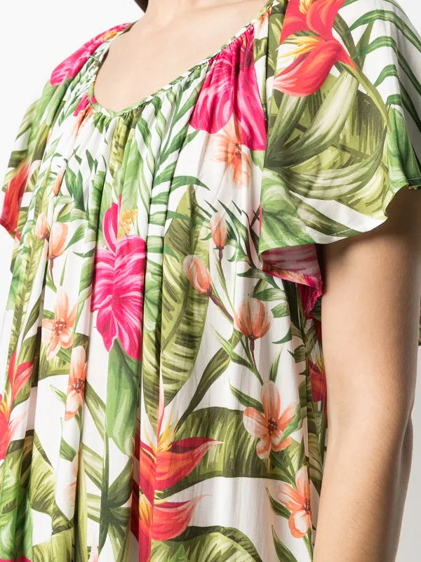 MC2 Saint Barth VINTAGE TROPICAL 01 Minikleid Mit Falten Damen 7 MC2 Saint Barth VINTAGE TROPICAL 01 Minikleid Mit Falten Damen – Bild 5