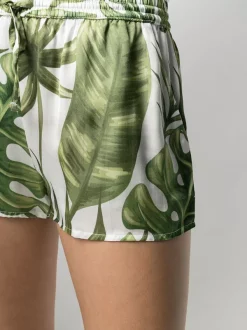 MC2 Saint Barth JUMBO LEAVES 10 Shorts Mit Tropischem Print Damen -MC2 Saint Barth Geschäft 16120798 30540370 600