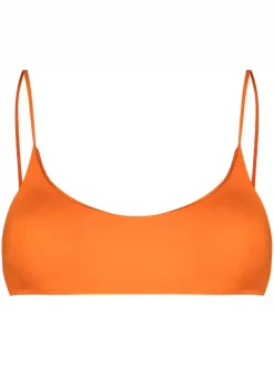 MC2 Saint Barth ARANCIO FLUO Bikinioberteil Im Bralet-Design Damen