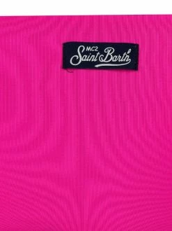 MC2 Saint Barth ROSA FLUO Bikinihöschen Mit Logo-Patch Damen -MC2 Saint Barth Geschäft 16121638 31046255 600