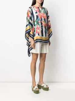 MC2 Saint Barth HIBISCUS STRIPE 0161 Kaftan Aus Seide Damen 9 MC2 Saint Barth HIBISCUS STRIPE 0161 Kaftan Aus Seide Damen -MC2 Saint Barth Geschäft 16121678 30541344 600