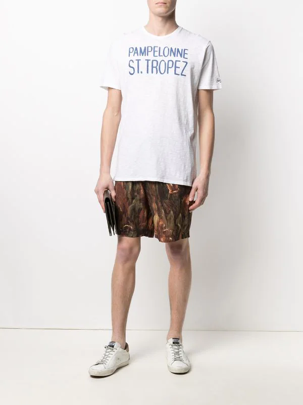 MC2 Saint Barth WHITE T-Shirt Mit Logo-Print Herren 4 MC2 Saint Barth WHITE T-Shirt Mit Logo-Print Herren – Bild 2