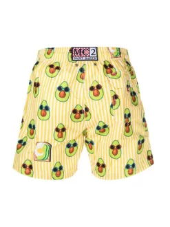 MC2 Saint Barth AVOCADO LIN91 Badeshorts Mit Avocado-Print Herren -MC2 Saint Barth Geschäft 16226968 31349347 600