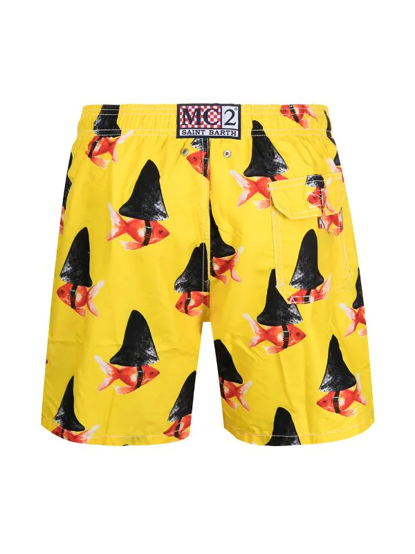 MC2 Saint Barth BAITY POOL 91 Badeshorts Mit Grafischem Print Herren 4 MC2 Saint Barth BAITY POOL 91 Badeshorts Mit Grafischem Print Herren – Bild 2