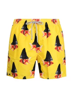MC2 Saint Barth BAITY POOL 91 Badeshorts Mit Grafischem Print Herren
