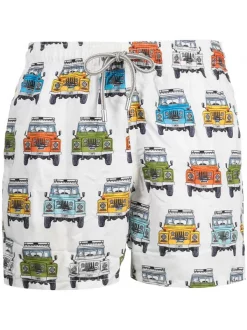 MC2 Saint Barth Badeshorts Mit Truck-Print DRIVERS 01