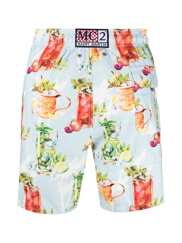 MC2 Saint Barth Badeshorts Mit Grafischem Print DRINK MIX 31 4 MC2 Saint Barth Badeshorts Mit Grafischem Print DRINK MIX 31 – Bild 2