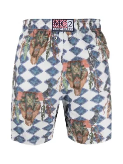 MC2 Saint Barth Badeshorts Mit Büffel-Print BUFFALO 15 -MC2 Saint Barth Geschäft 16227975 31752396 600