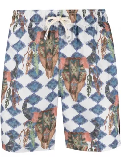 MC2 Saint Barth Badeshorts Mit Büffel-Print BUFFALO 15