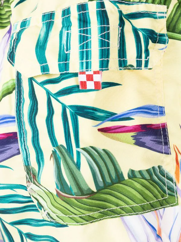 MC2 Saint Barth DRAGON LEAVES 91 Badeshorts Mit Tropen-Print Herren 5 MC2 Saint Barth DRAGON LEAVES 91 Badeshorts Mit Tropen-Print Herren – Bild 3