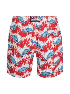 MC2 Saint Barth MINISLOVE 41 Badeshorts Mit Vintage-Bus-Print Herren -MC2 Saint Barth Geschäft 16391770 31749391 600