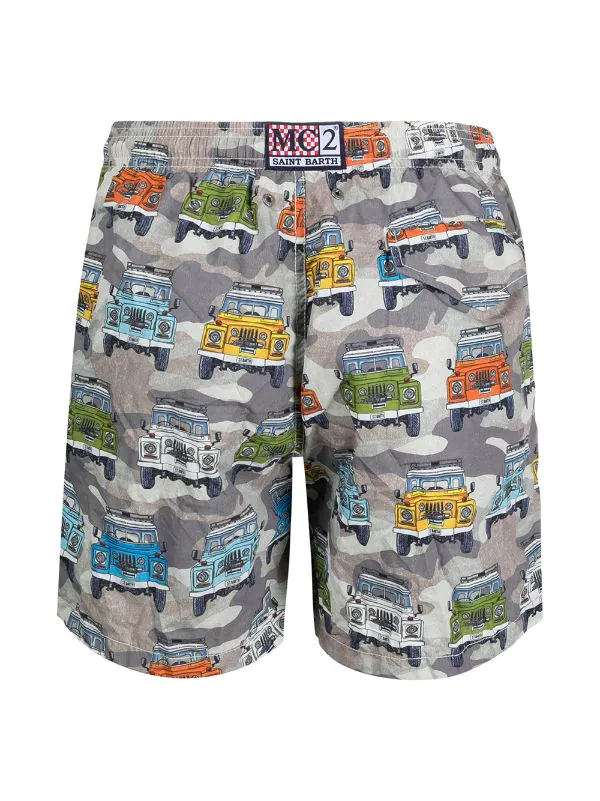 MC2 Saint Barth DRIVERS VINTAGE MIMETIC Badeshorts Mit Camouflage-Print Herren 4 MC2 Saint Barth DRIVERS VINTAGE MIMETIC Badeshorts Mit Camouflage-Print Herren – Bild 2