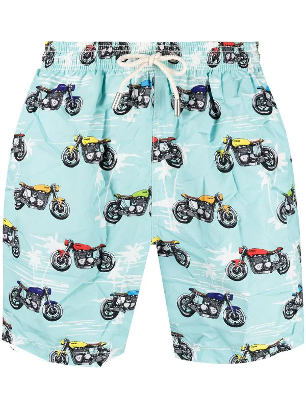 MC2 Saint Barth Badeshorts Mit Motorrad-Print Herren 3 MC2 Saint Barth Badeshorts Mit Motorrad-Print Herren